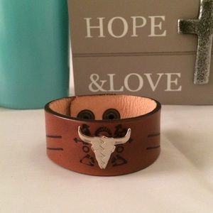🐮 Cowboy 🤠 Bangle Trendy , in brown